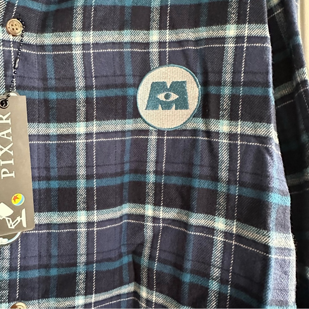 Cakeworthy Disney Monsters Inc Flannel Shirt - Picture 3 of 5